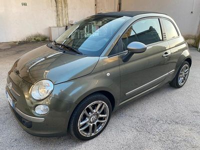 Usata Fiat 500C 95 CV (69 kW) 2011 Verde Cabrio
