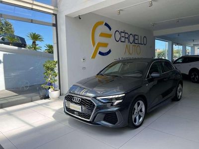 Usata Audi A3 S-Line 150 CV (110 kW) 2024 Nero metallizzato Berlina