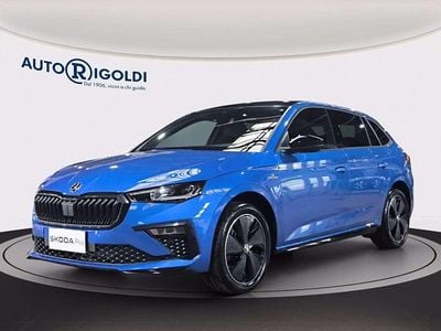 Usata Skoda Scala Monte Carlo 116 CV (85 kW) 2024 Blu race metallizzato Utilitaria
