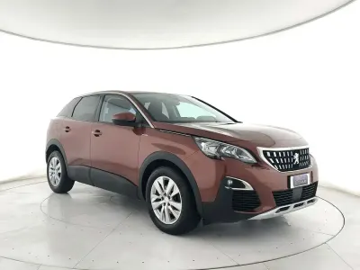 Usata Peugeot 3008 S 131 CV (96 kW) 2020 Arancione metallizzato SUV