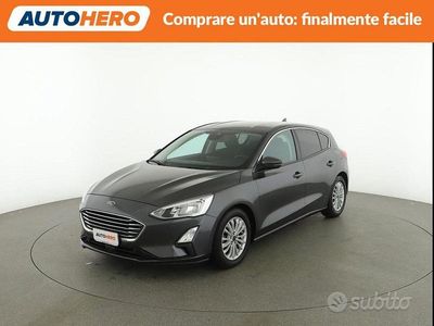 Begagnad Ford Focus Titanium 125 HK (91 kW) 2018 Svart Sedan