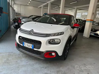 Usata Citroën C3 Shine 83 CV (61 kW) 2019 Bianco Utilitaria