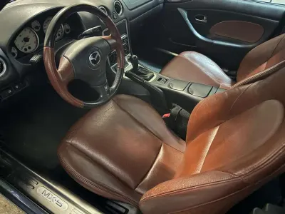 Usata Mazda MX5 110 CV (80 kW) 2002 Grigio Cabrio