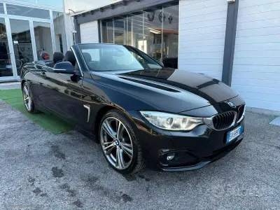 Usata BMW 420 Luxury Line 184 CV (135 kW) 2014 Nero Cabrio