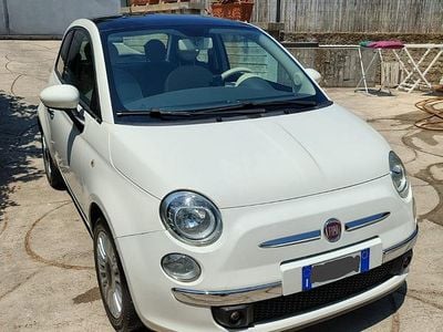 Usata Fiat 500 Lounge 69 CV (50 kW) 2014 Bianco Utilitaria