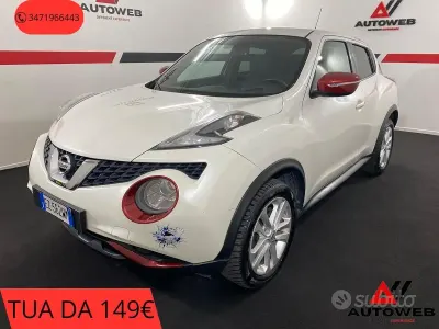 Usata Nissan Juke Tekna 110 CV (80 kW) 2015 Bianco SUV