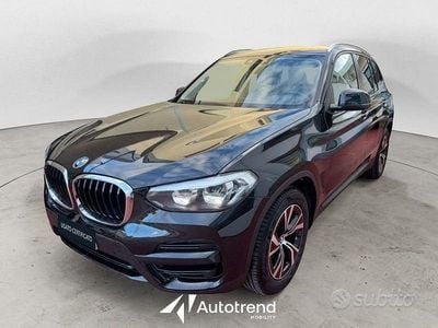 Usata BMW X3 Advantage 190 CV (139 kW) 2020 Nero SUV