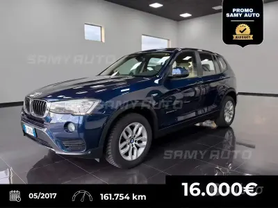 Usata BMW X3 190 CV (139 kW) 2017 Blu SUV