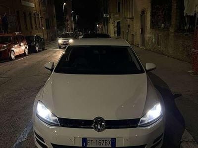Usata VW Golf VII Highline 110 CV (80 kW) 2013 Bianco Berlina