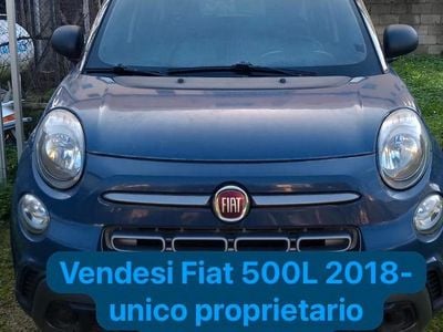 Usata Fiat 500L Cross 95 CV (69 kW) 2018 Blu Monovolume