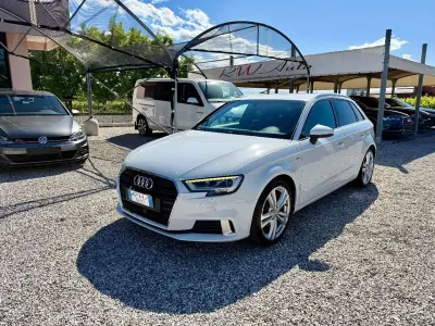 Usata Audi A3 S-Line 150 CV (110 kW) 2017 Bianco Berlina