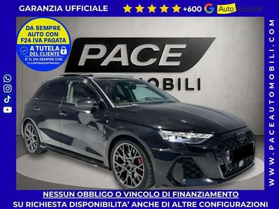Usata Audi RS3 Ambiente 400 CV (294 kW) 2024 Nero Berlina