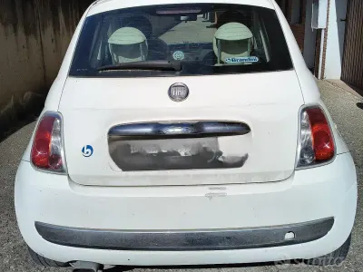 Usata Fiat 500 69 CV (50 kW) 2008 Bianco Utilitaria