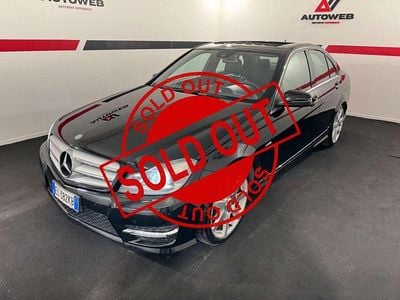 Usata Mercedes C220 Elegance 170 CV (125 kW) 2012 Nero Berlina