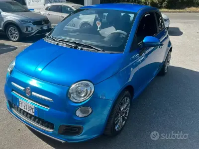 Usata Fiat 500S 95 CV (69 kW) 2015 Blu Berlina