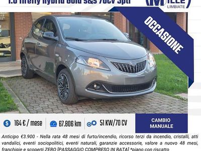 Usata Lancia Ypsilon Gold 69 CV (50 kW) 2022 Grigio Utilitaria