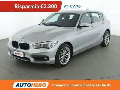 Usata BMW 114 Advantage 95 CV (69 kW) 2018 Argento Utilitaria