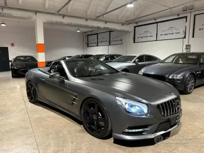 Usata Mercedes SL350 Premium 306 CV (225 kW) 2012 Grigio Cabrio
