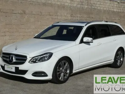 Usata Mercedes E220 Premium 170 CV (125 kW) 2014 Bianco Station wagon