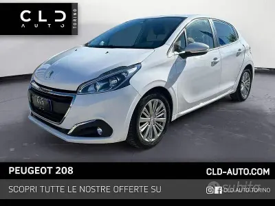 Gebraucht Peugeot 208 Allure 75 PS (55 kW) 2016 Weiß Kleinwagen