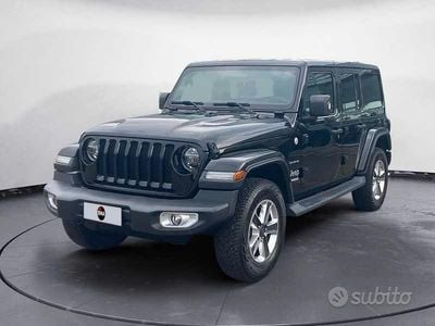 Usata Jeep Wrangler Unlimited Sahara 200 CV (147 kW) 2020 Nero SUV