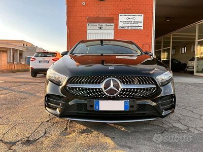 Usata Mercedes A180 Premium 136 CV (100 kW) 2019 Nero Berlina