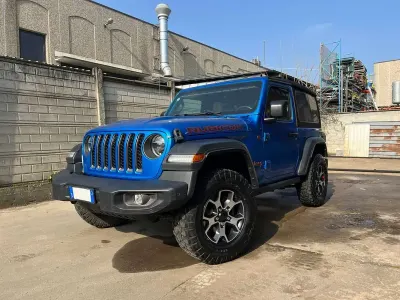 Usata Jeep Wrangler Rubicon 272 CV (200 kW) 2021 Blu/azzurro SUV