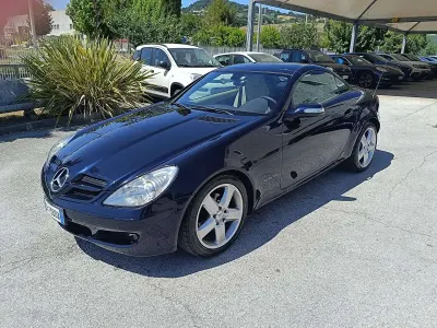 Usata Mercedes SLK200 Chrome 163 CV (119 kW) 2006 Blu/azzurro Cabrio