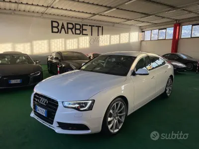 Usata Audi A5 177 CV (130 kW) 2014 Bianco Coupé