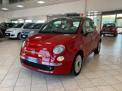 Usata Fiat 500 Lounge 86 CV (63 kW) 2012 Rosso Utilitaria