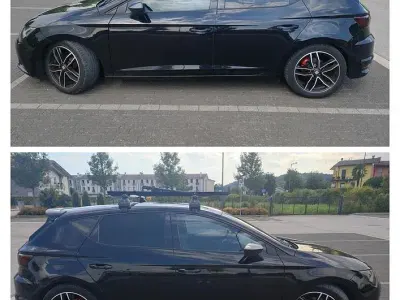 Usata Seat Leon 110 CV (80 kW) 2015 Nero Berlina