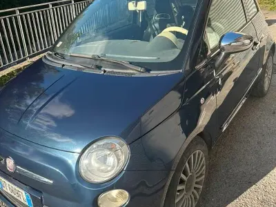 Usata Fiat 500 101 CV (74 kW) 2009 Blu Cabrio
