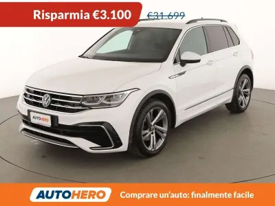 Usata VW Tiguan R-line 150 CV (110 kW) 2022 Bianco SUV