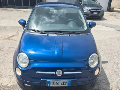 Usata Fiat 500 69 CV (50 kW) 2009 Blu Cabrio