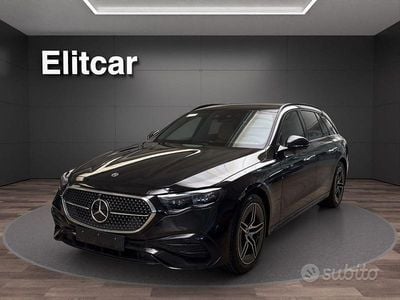 Usata Mercedes E220 AMG Line Premium 197 CV (144 kW) 2024 Nero Station wagon