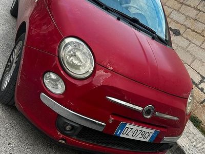 Usata Fiat 500 75 CV (55 kW) 2009 Rosso Berlina