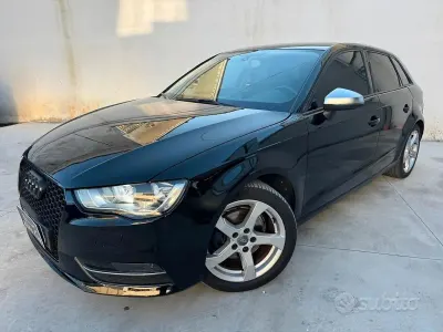 Usata Audi A3 Ambiente 110 CV (80 kW) 2015 Nero Berlina