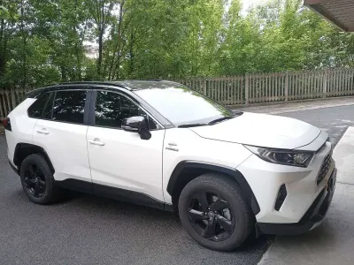 Gebraucht Toyota RAV4 Hybrid Style 178 PS (130 kW) 2019 Weiß SUV