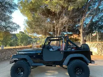 Usata Jeep Wrangler 103 CV (75 kW) 1989 Nero SUV