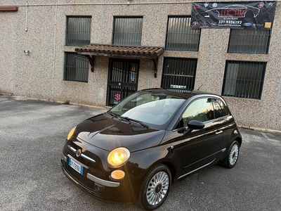 Usata Fiat 500 Lounge 69 CV (50 kW) 2009 Nero Cabrio