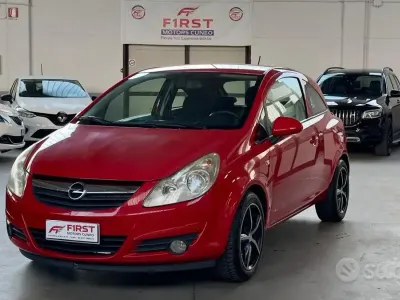 Usado Opel Corsa Sport 80 HP (58 kW) 2008 Vermelho Citadino