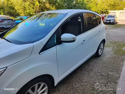 Usata Ford C-MAX Titanium 120 CV (88 kW) 2018 Bianco Monovolume