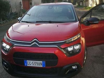 Usata Citroën C3 Feel 102 CV (75 kW) 2021 Rosso Furgone