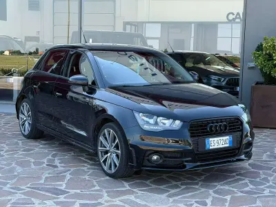 Usata Audi A1 Sportback S-Line 90 CV (66 kW) 2013 Nero Utilitaria