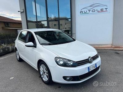 Usata VW Golf VI Highline 105 CV (77 kW) 2010 Bianco Utilitaria