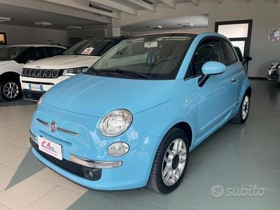 Usata Fiat 500C Lounge 69 CV (50 kW) 2014 Blu Cabrio