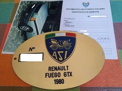 Argento Usata 1980 Renault Fuego Coupé | 7800 €