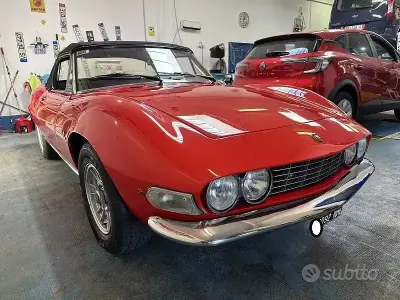 Usata Fiat Dino 1960 Rosso Cabrio