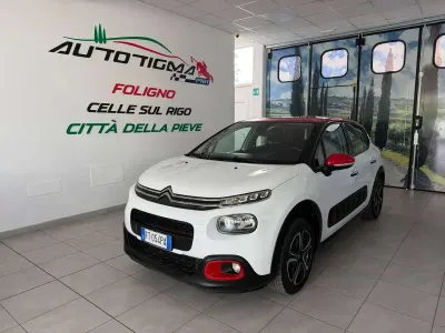 Usata Citroën C3 83 CV (61 kW) 2019 Bianco Utilitaria