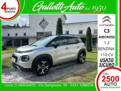Usata Citroën C3 Aircross PureTech 110 CV (80 kW) 2019 Grigio SUV